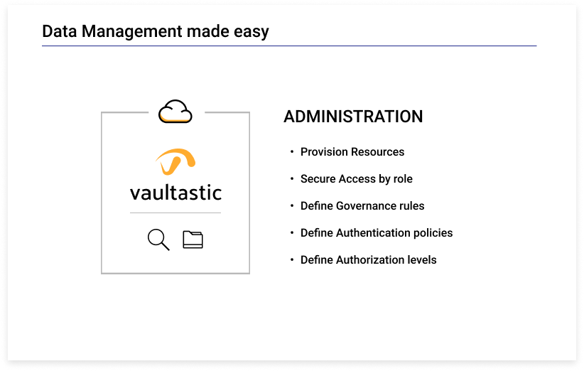 Vaultastic at work- Data Management made easy