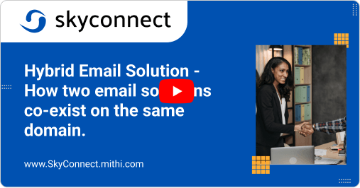 How two email solutions co-exist on the same domain